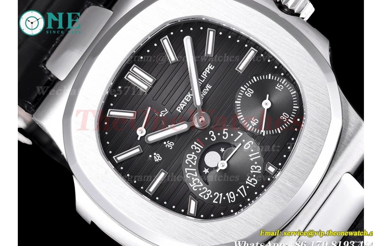 Nautilus Black SS A240 LE 40mm GRF Stk 5712 0417